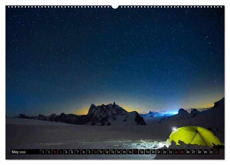 Produktbild: Magical Night Skies (High Quality Premium Wall Calendar 2026 DIN A2 landscape),CALVENDO 12 Month Wall Calendar