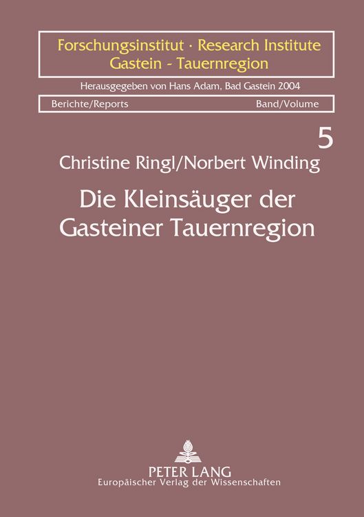 Produktbild: Die Kleins&auml;uger der Gasteiner Tauernregion