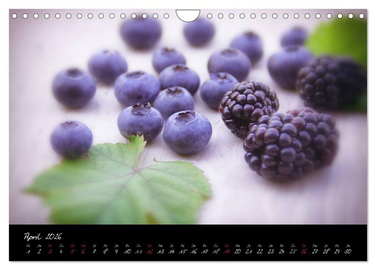 Produktbild: Frische Fr&uuml;chte Kalender (Wandkalender 2026 DIN A4 quer), CALVENDO Monatskalender