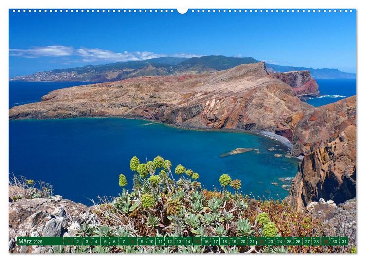 Produktbild: Madeira Blumeninsel im Atlantik (hochwertiger Premium Wandkalender 2026 DIN A2 quer), Kunstdruck in Hochglanz