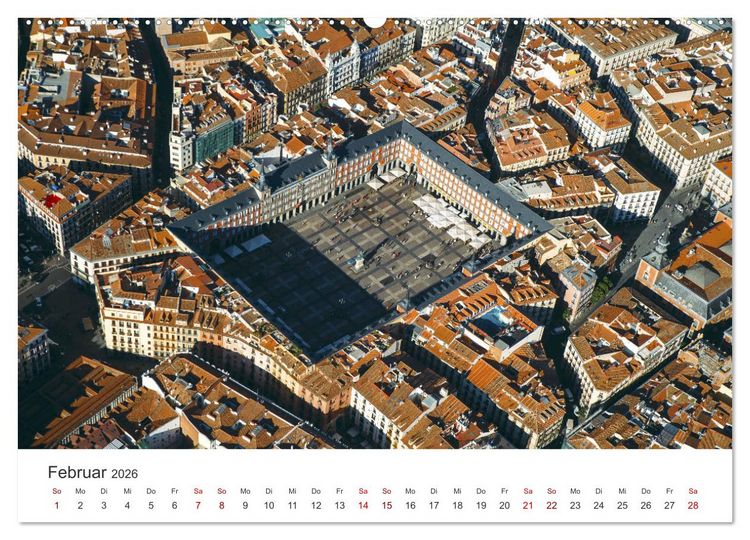 Produktbild: Madrid - Spaniens bezaubernde Hauptstadt. (hochwertiger Premium Wandkalender 2026 DIN A2 quer), Kunstdruck in Hochglanz