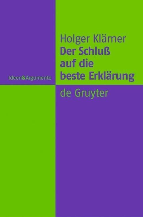 Produktbild: Der Schluß auf die beste Erklärung