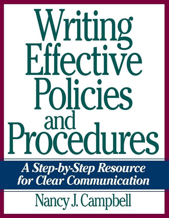 Produktbild: The Writing Effective Policies and Procedures