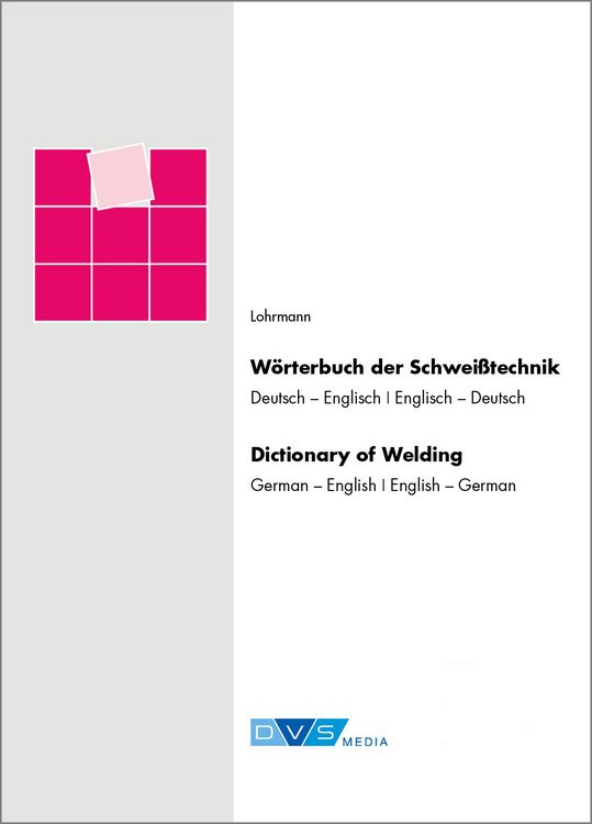 Produktbild: W&ouml;rterbuch Schwei&szlig;technik