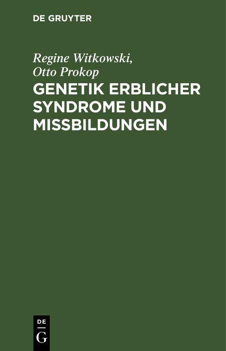 Produktbild: Genetik erblicher Syndrome und Mi&szlig;bildungen