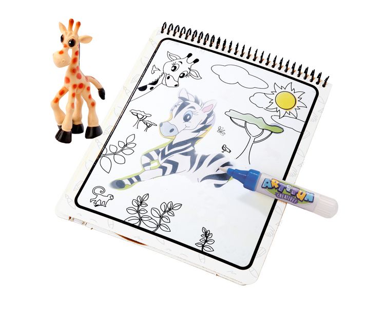 Produktbild: A&F Water Pen Safari Malbuch
