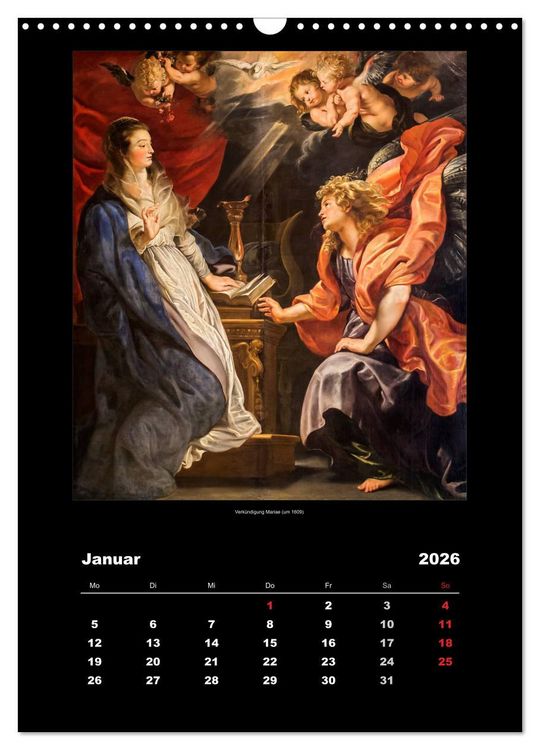 Produktbild: Peter Paul Rubens - Rubens (Wandkalender 2026 DIN A3 hoch), CALVENDO Monatskalender