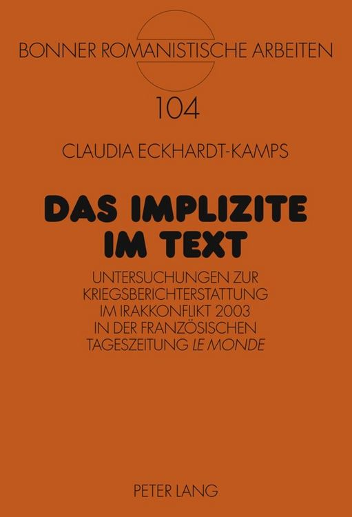 Produktbild: Das Implizite im Text