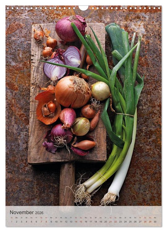 Produktbild: TEUBNER VEGETARISCH (Wandkalender 2026 DIN A3 hoch), CALVENDO Monatskalender