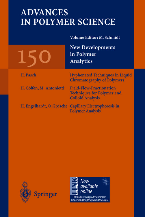 Produktbild: New Developments in Polymer Analytics I