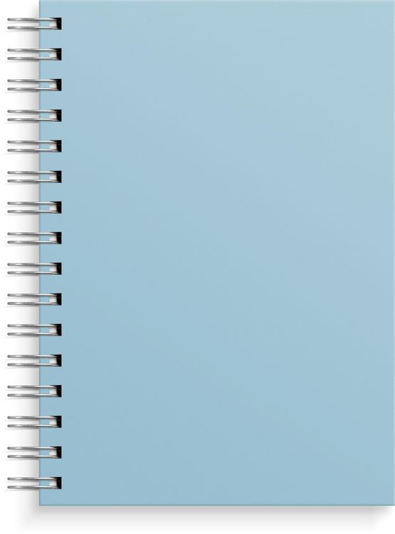 Produktbild: Burde Notizbuch A5 blau
