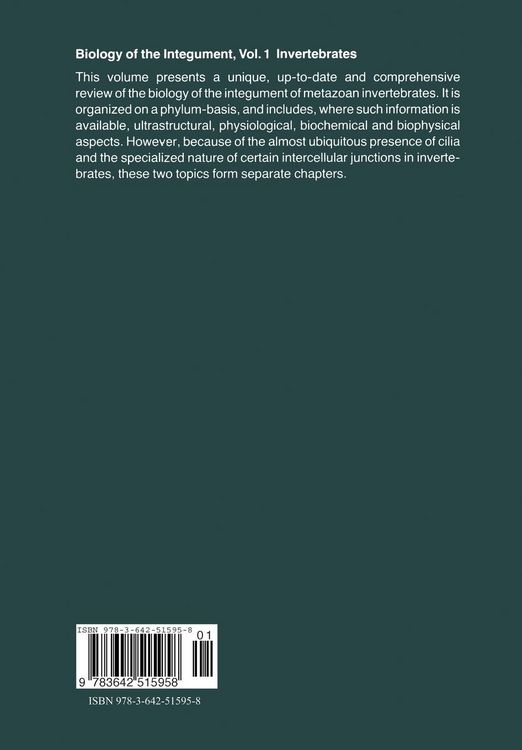 Produktbild: Biology of the Integument