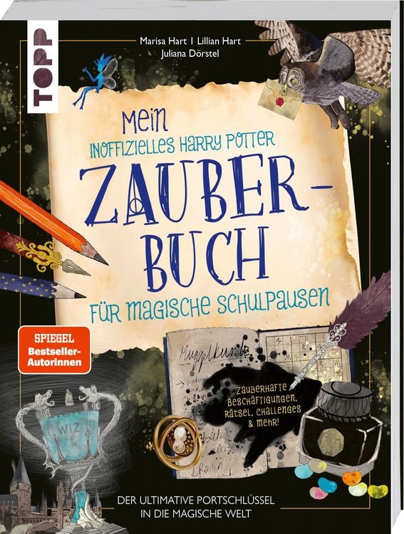 Produktbild: Mein inoffizielles Harry-Potter-Zauberbuch für magische Schulpausen. Zauberhafte Beschäftigungen, Rätsel, Challenges und mehr.