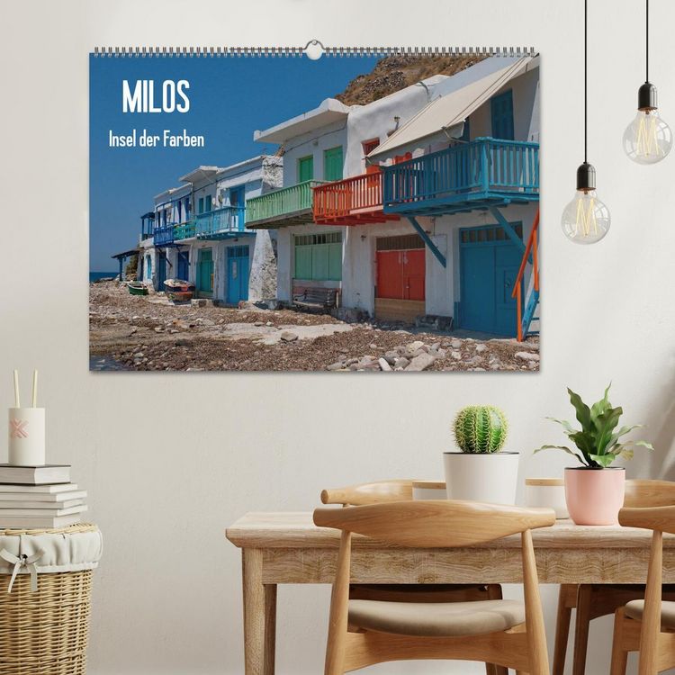Produktbild: Milos, Insel der Farben (Wandkalender 2026 DIN A2 quer), CALVENDO Monatskalender