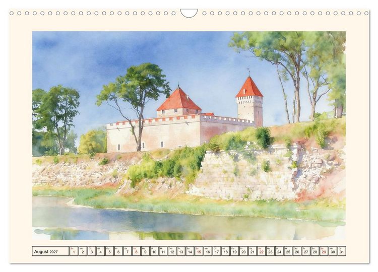 Produktbild: Reise nach Estland (Wandkalender 2027 DIN A3 quer), CALVENDO Monatskalender