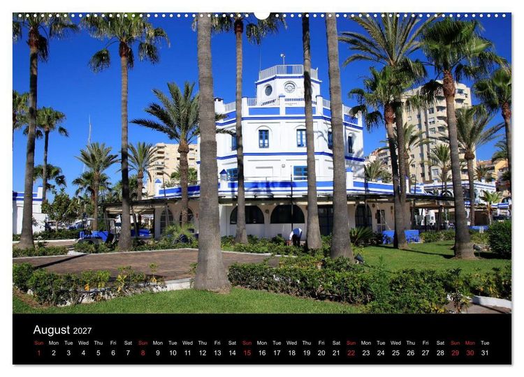 Produktbild: Estepona Costa Del Sol (High Quality Premium Wall Calendar 2027 DIN A2 landscape),CALVENDO 12 Month Wall Calendar