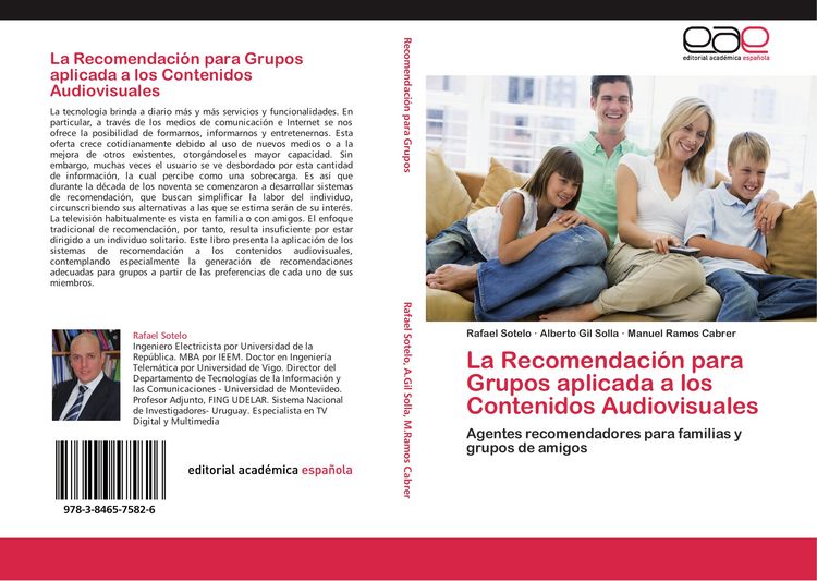 Produktbild: La Recomendaci&oacute;n para Grupos aplicada a los Contenidos Audiovisuales