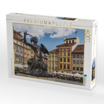 Produktbild: CALVENDO Puzzle Warschauer Sirene, die Wappenfigur der Hauptstadt | 1000 Teile Lege-Gr&ouml;&szlig;e 64x48cm Foto-Puzzle f&uuml;r gl&uuml;ckliche Stunden
