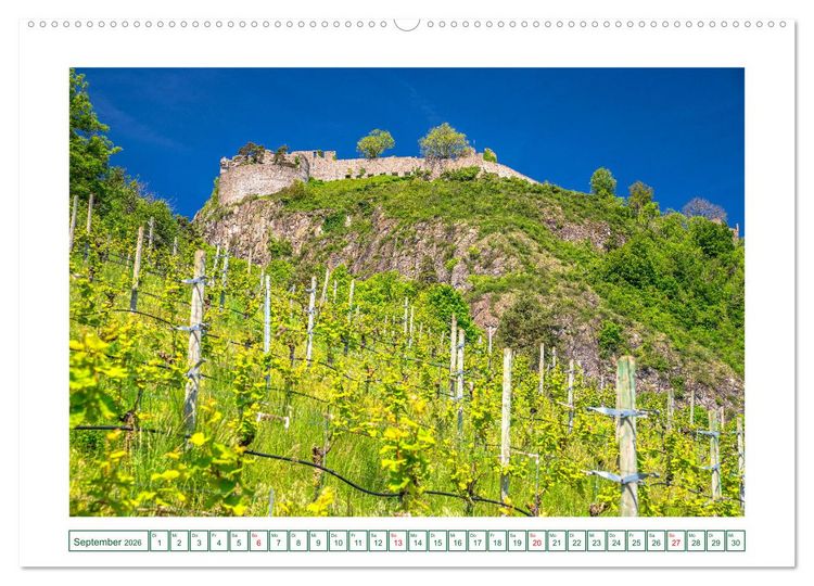 Produktbild: Festungsruine Hohentwiel im sch&ouml;nen Hegau (Wandkalender 2026 DIN A2 quer), CALVENDO Monatskalender