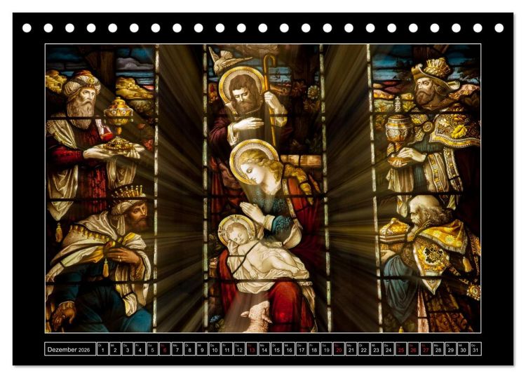 Produktbild: IRLAND - Fenster des Glaubens (Tischkalender 2026 DIN A5 quer), CALVENDO Monatskalender