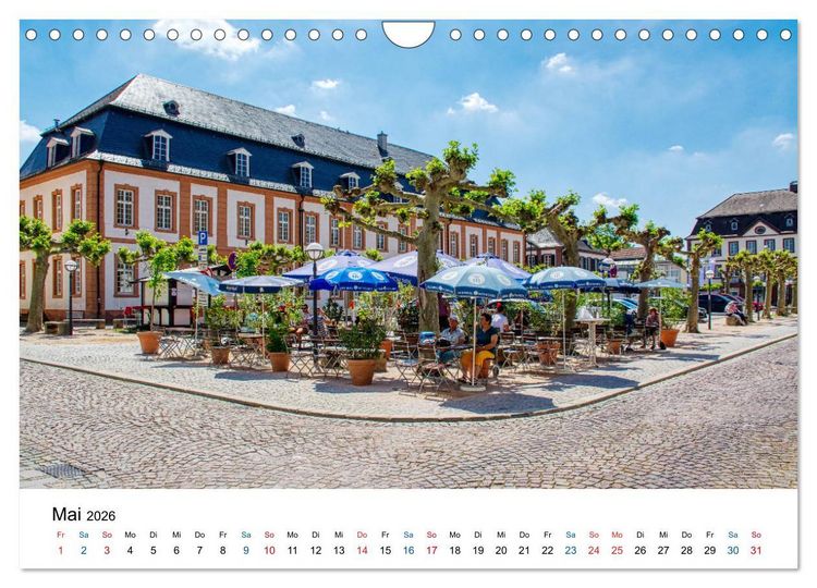 Produktbild: Blieskastel - Die charmante Barockstadt (Wandkalender 2026 DIN A4 quer), CALVENDO Monatskalender