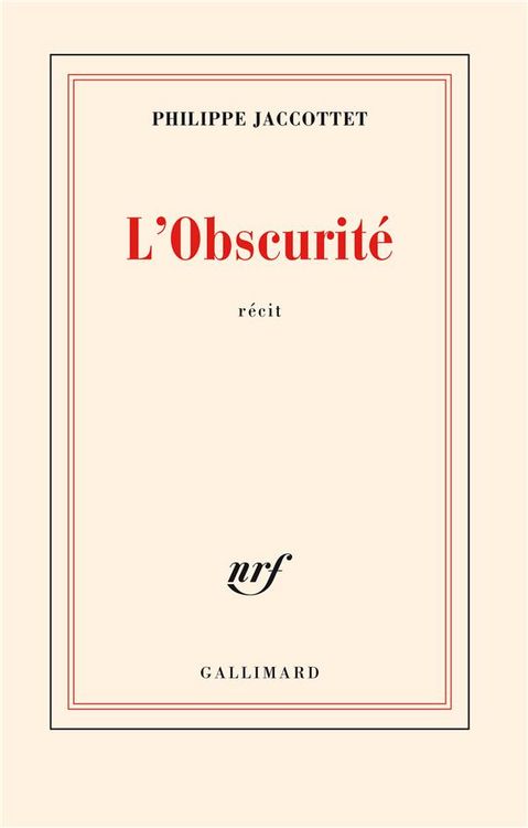 Produktbild: L'obscurité