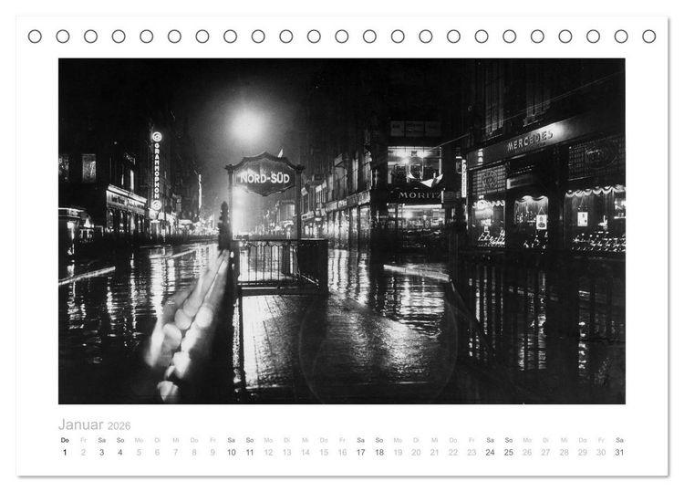 Produktbild: Die Friedrichstrasse - Legend&auml;re Luxusmeile von Berlin (Tischkalender 2026 DIN A5 quer), CALVENDO Monatskalender