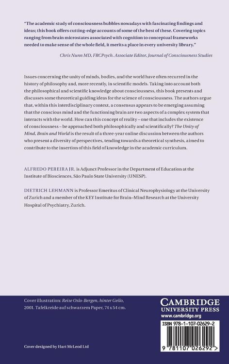 Produktbild: The Unity of Mind, Brain and World
