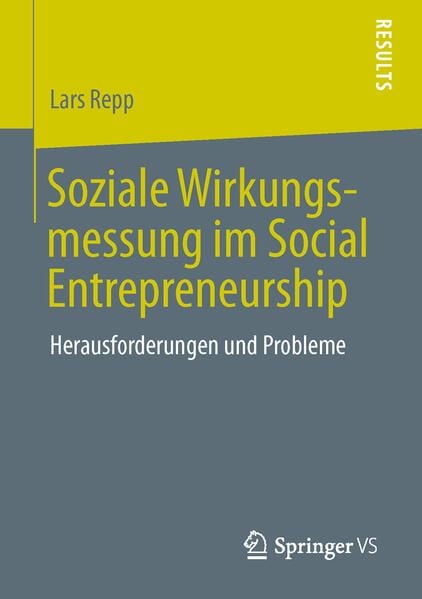 Produktbild: Soziale Wirkungsmessung im Social Entrepreneurship