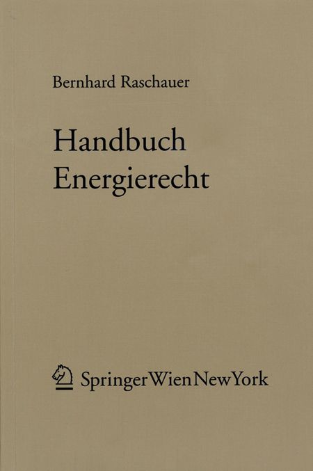 Produktbild: Handbuch Energierecht