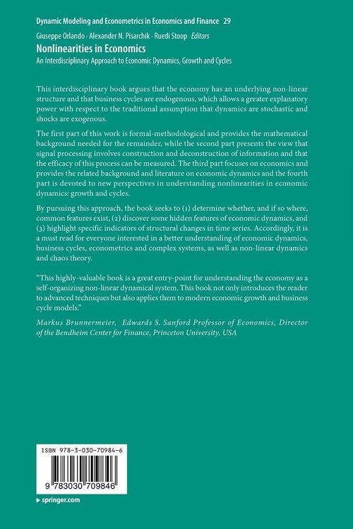 Produktbild: Nonlinearities in Economics