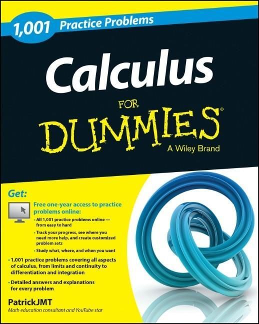 Produktbild: Calculus: 1,001 Practice Problems For Dummies (+ Free Online Practice)