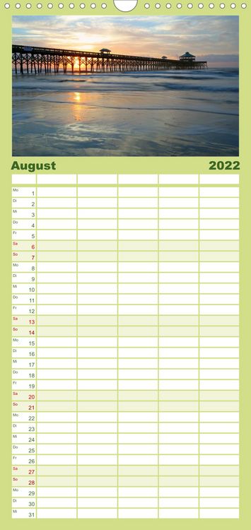Produktbild: Familienplaner S&uuml;dosten der USA (Wandkalender 2022 , 21 cm x 45 cm, hoch)