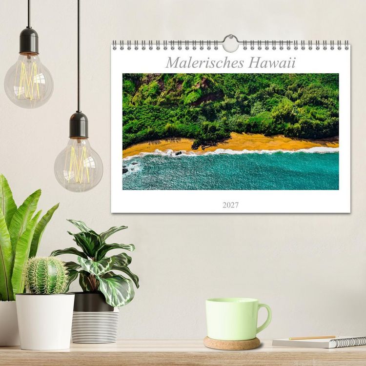 Produktbild: Malerisches Hawaii (Wandkalender 2027 DIN A4 quer), CALVENDO Monatskalender