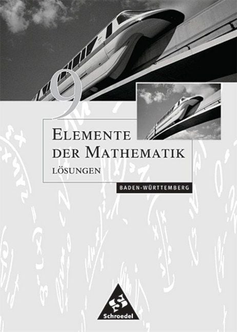 Produktbild: Elemente Mathe 9 L&ouml;s. S1 BW (2001)
