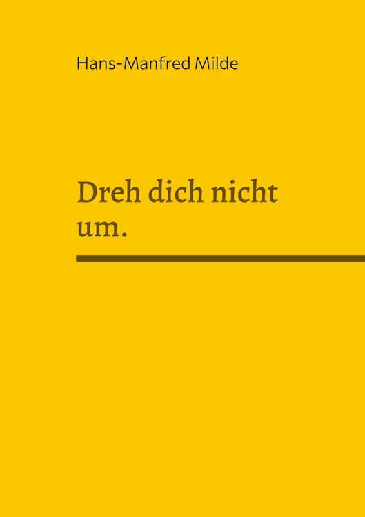 Produktbild: Dreh dich nicht um.