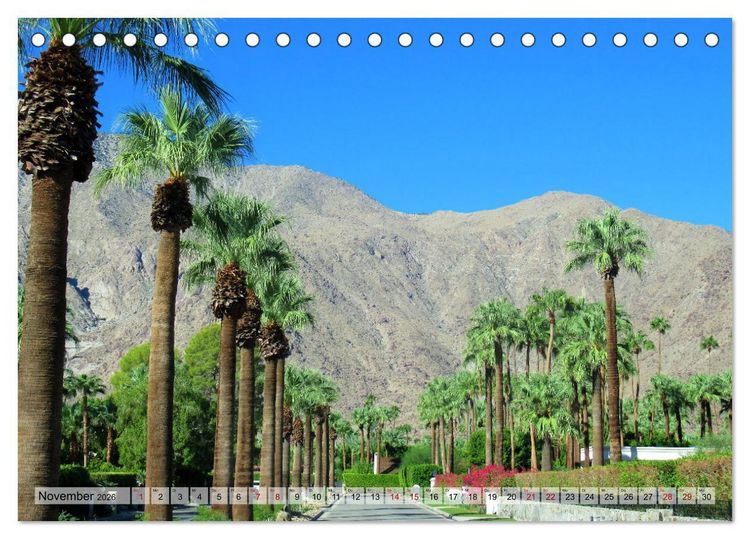 Produktbild: Palm Springs und Umgebung (Tischkalender 2026 DIN A5 quer), CALVENDO Monatskalender