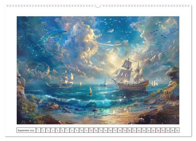 Produktbild: Surreale Traumwelten (Wandkalender 2026 DIN A2 quer), CALVENDO Monatskalender
