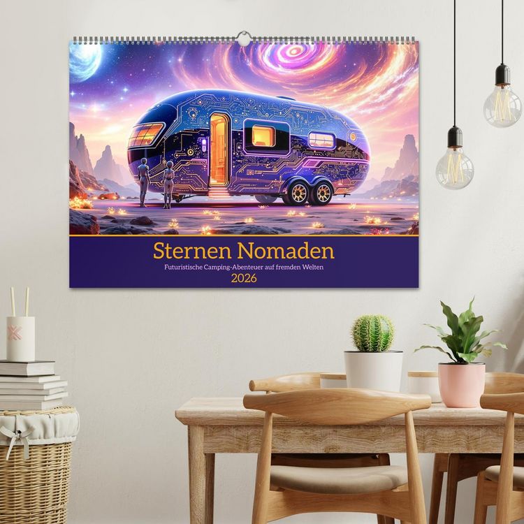Produktbild: Sternen Nomaden (Wandkalender 2026 DIN A2 quer), CALVENDO Monatskalender