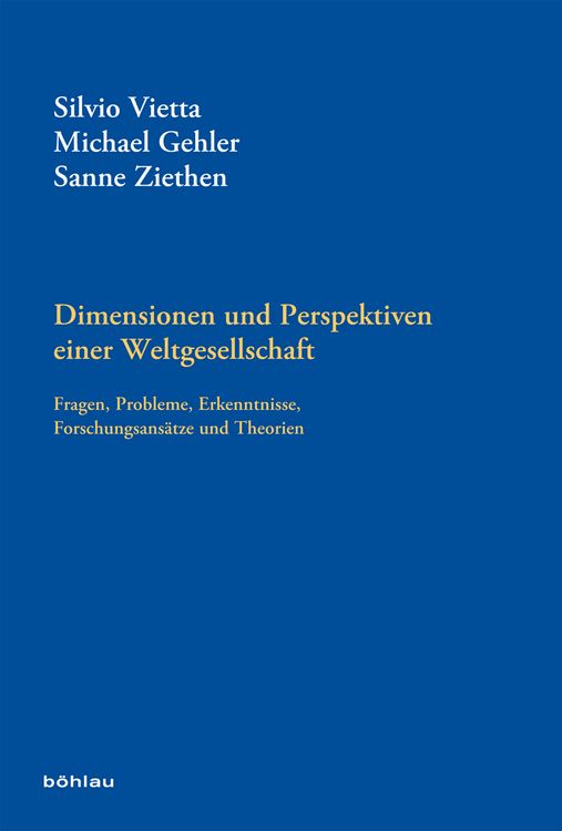 Produktbild: Dimensionen und Perspektiven einer Weltgesellschaft