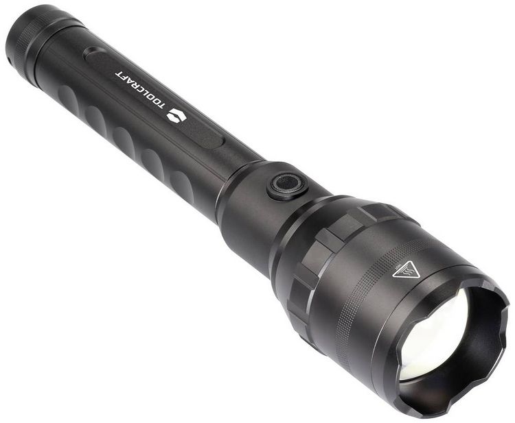 Produktbild: TOOLCRAFT TO-8578257 LED Taschenlampe mit USB-Schnittstelle akkubetrieben 8000lm 10h 730g