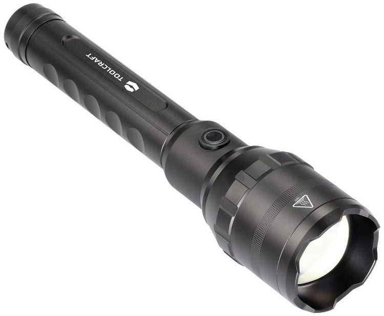 Produktbild: TOOLCRAFT TO-8578260 TO-8578260 LED Taschenlampe mit USB-Schnittstelle akkubetrieben 10.000 lm 10 h 730 g