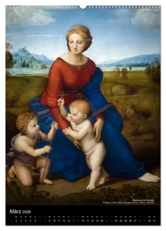 Produktbild: Maria - Mutter Gottes (Wandkalender 2026 DIN A2 hoch), CALVENDO Monatskalender