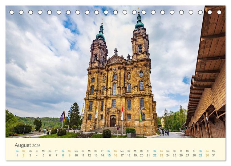 Produktbild: Lichtenfels - die Deutsche Korbstadt (Tischkalender 2026 DIN A5 quer), CALVENDO Monatskalender