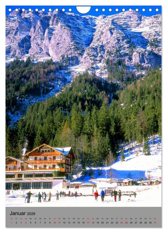 Produktbild: Wundersch&ouml;nes Berchtesgadener Land (Wandkalender 2026 DIN A4 hoch), CALVENDO Monatskalender