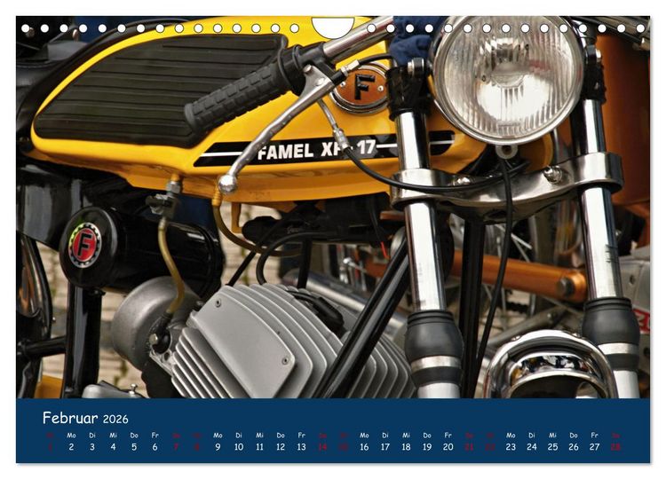 Produktbild: Vintage Mopeds (Wandkalender 2026 DIN A4 quer), CALVENDO Monatskalender