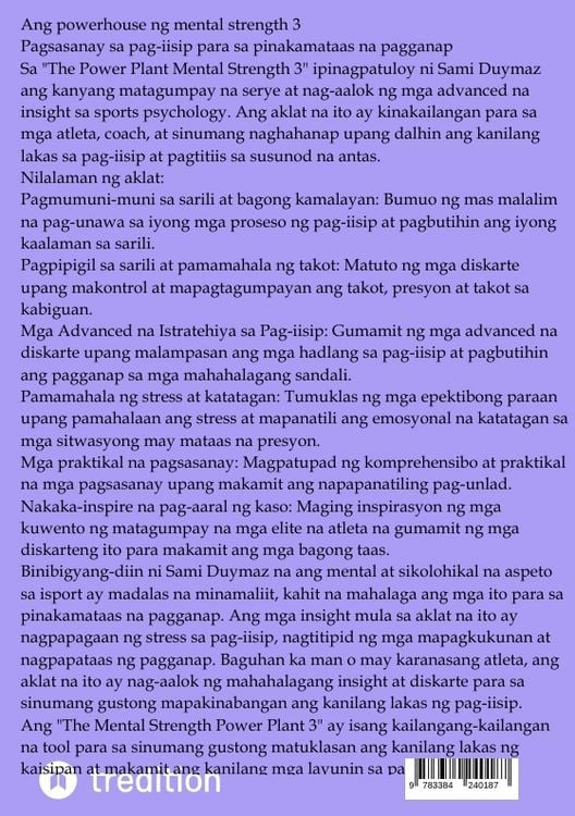 Produktbild: Ang powerhouse ng mental strength 3