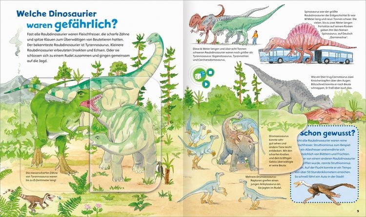 Produktbild: BOOKii&reg; WAS IST WAS Junior Komm mit zu den Dinosauriern!