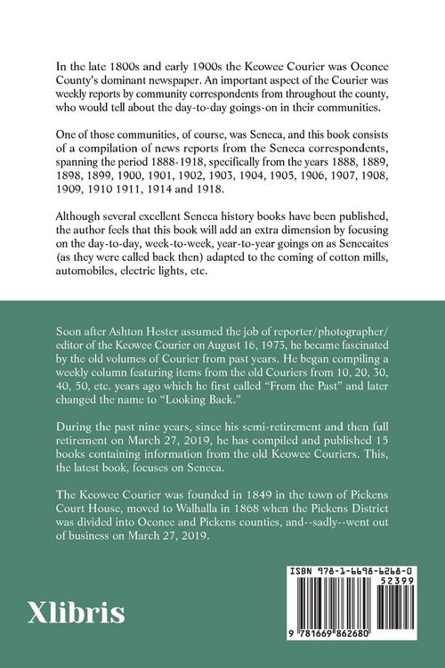 Produktbild: The News from Seneca - 1888 - 1918 - as Reported in the Keowee Courier