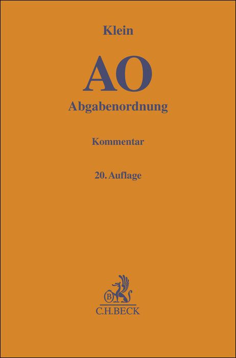 Produktbild: Abgabenordnung. AO